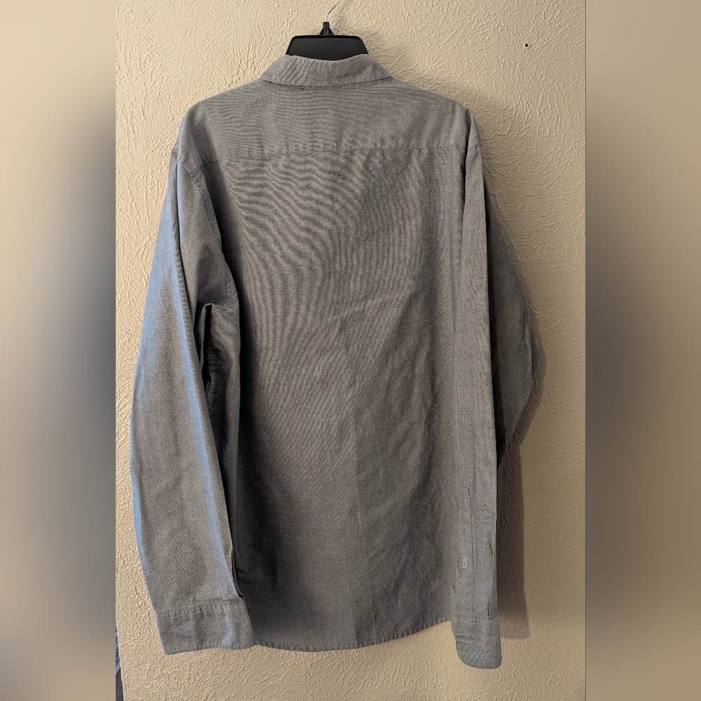 RVCA Men's Long Sleeve Button Down Slim Fit Oxford Woven Shirt Sz.L - Picture 6 of 6